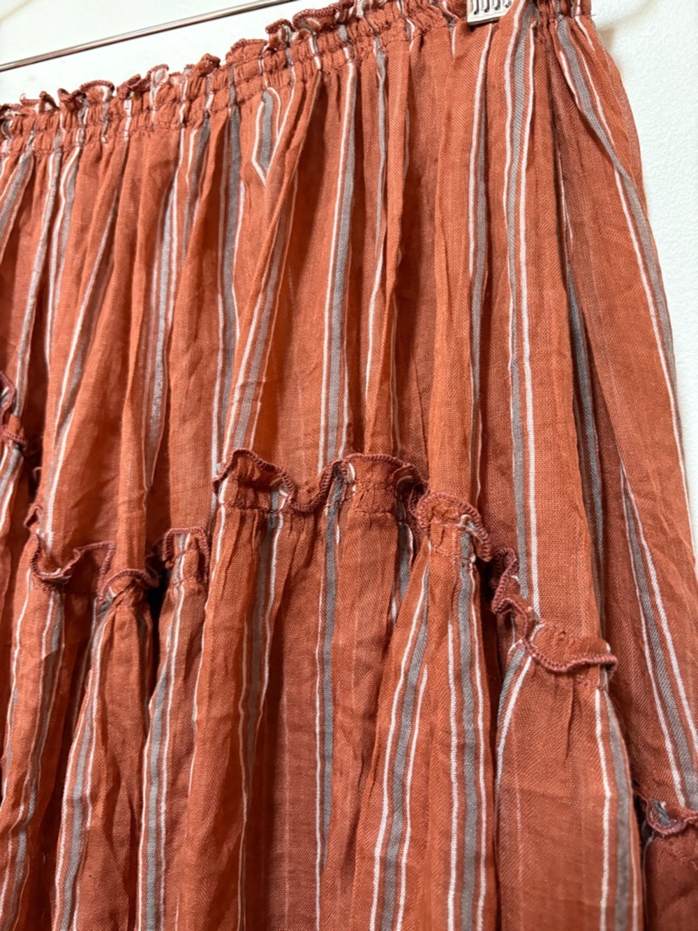 NWOT Free People FP One Ember Printed Midi Skirt Size Medium - Picture 11 of 13